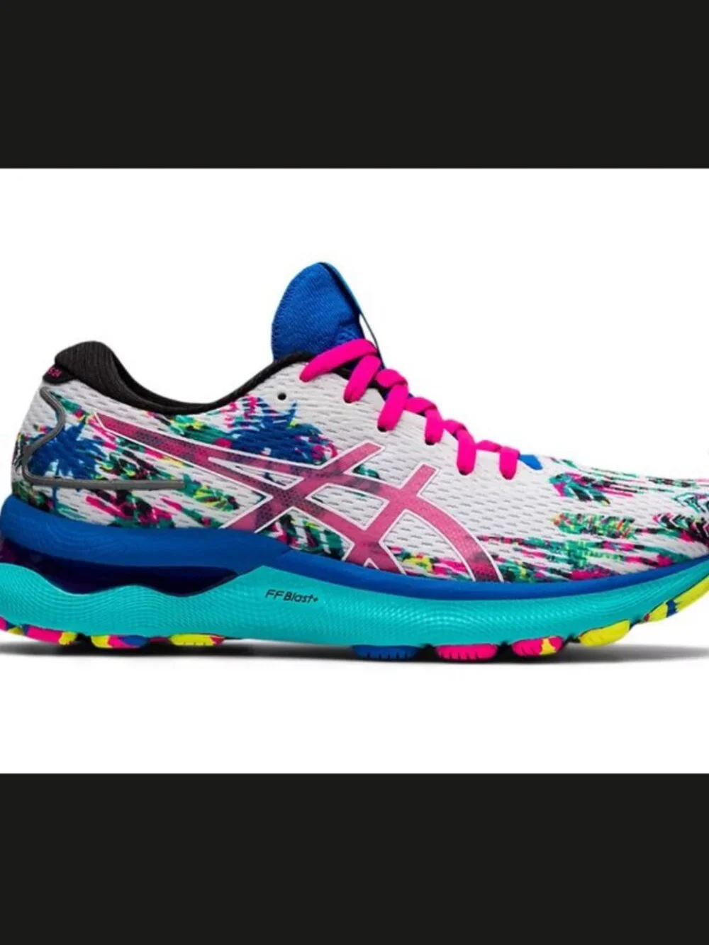 NEW Asics GEL Nimbus 24 Multicolor Turquoise Blue Pink Yellow 9.5 US 41.5 EUR